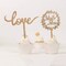 2 Natural Wooden Love and Mr & Mrs Wedding CAKE TOPPERS Party Events Decorations